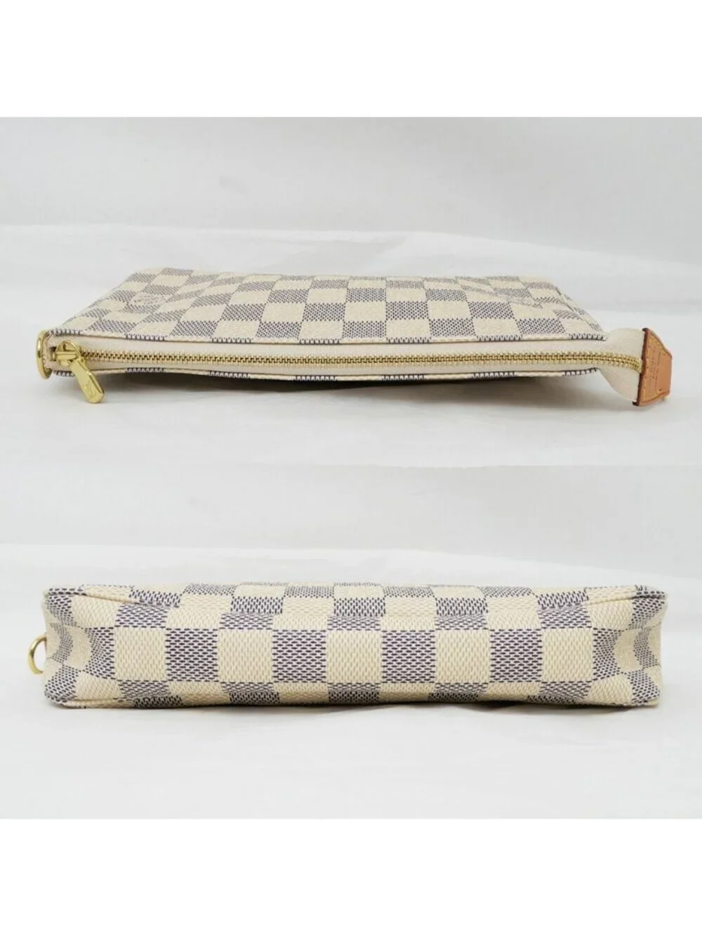 Louis Vuitton Pochette Soir Damier Azur Shoulder Bag Strap